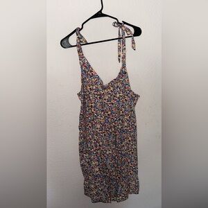 Floral Sleeveless Women's Dress